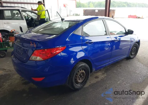 2012 Hyundai Accent Gls from USA, damaged, VIN KMHCT4AE0CU187125